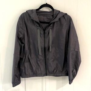 NWT Zyia Active gray hoodie light windbreaker